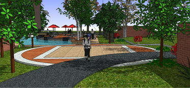 精品萬科天鵝湖花園度假村景觀規(guī)劃設計su模型素材 植物景觀模型大全 18407273