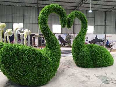 真植物立體景觀雕塑造型 創意與藝術的融合